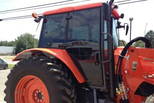 Window Tinting On A Farm Equipment