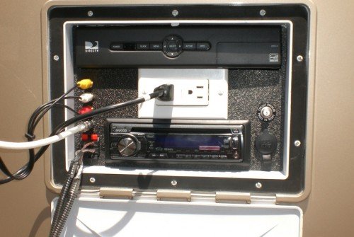 Custom TV/Stereo Installation in RV